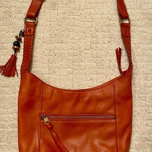 Burnt Orange THE SAK bucket bag - perfect for fall